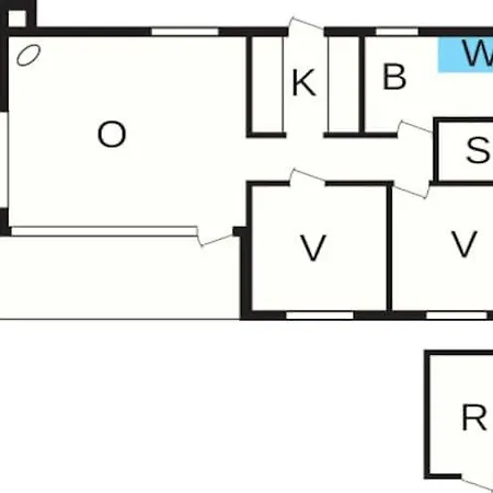 4 Person In Aakirkeby 度假居